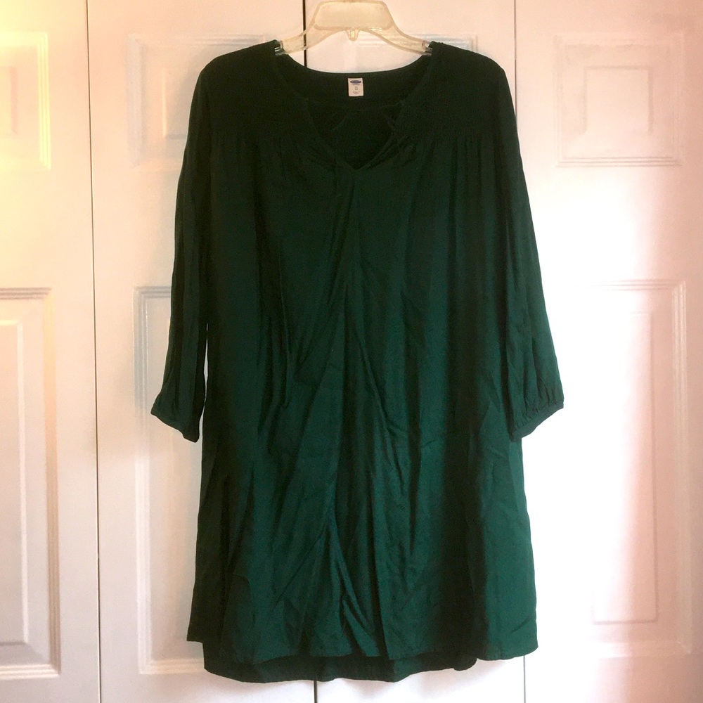 Green Smock Dress Old Navy (XS Petite)